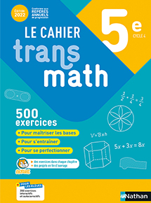 Cahier Transmath 5e (2022)